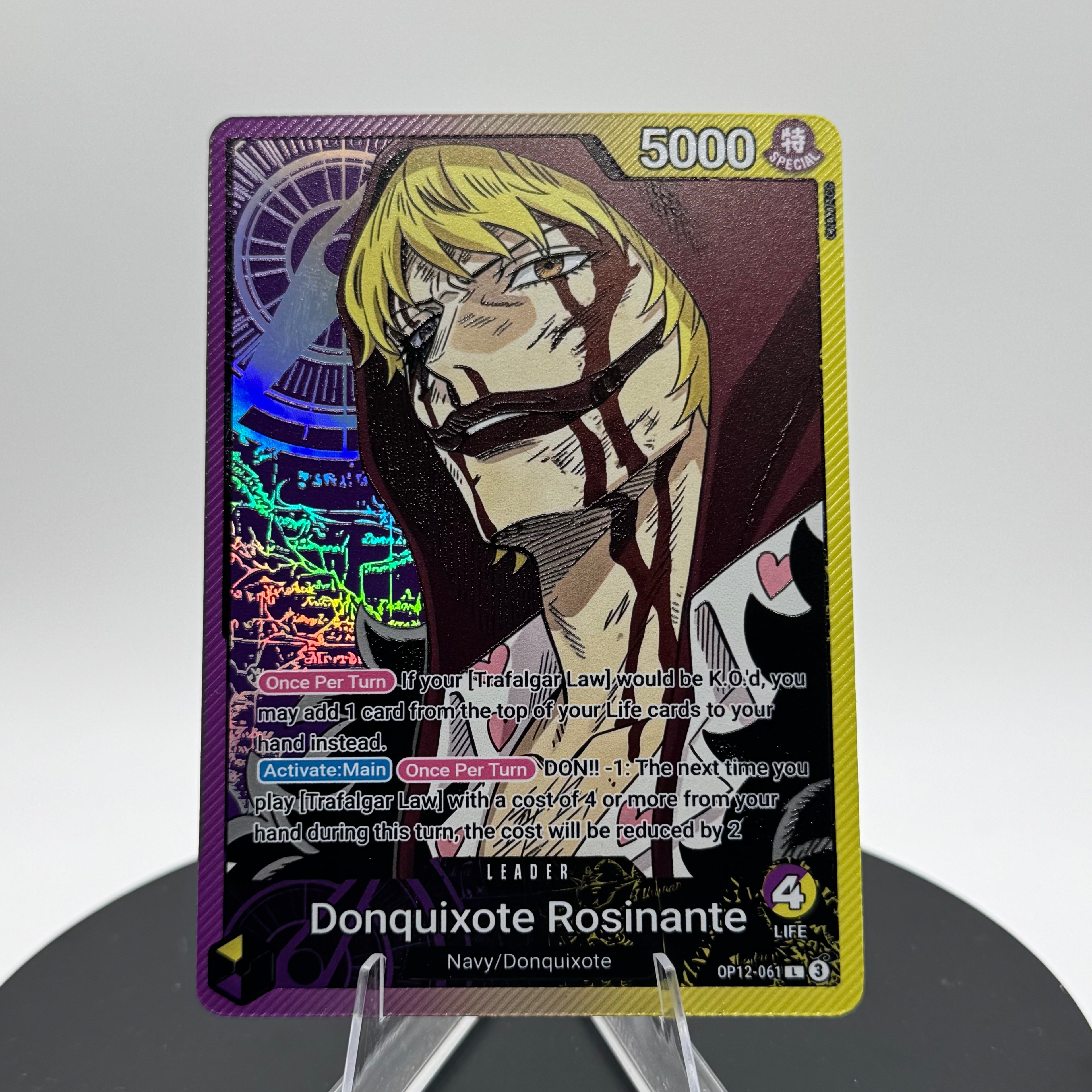 OP12-061 Donquixote Rosinante Leader